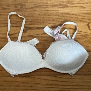 White Victoria’s Secret Dream Angels bra
